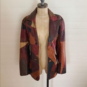 1970’s Patchwork Leather Jacket